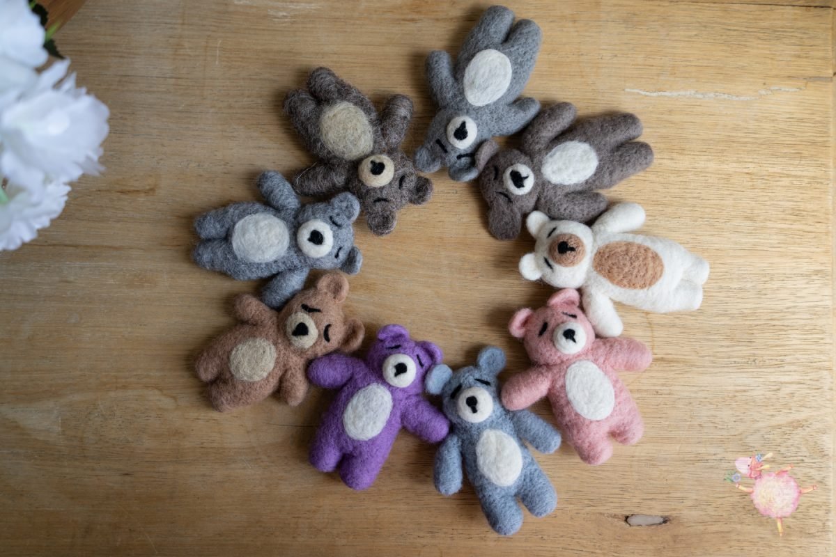 Soft Merino Teddies 8cm